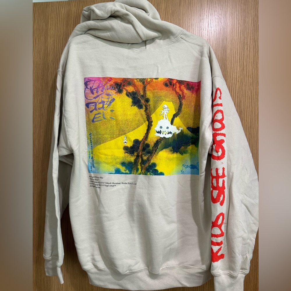 Kanye West “Kids See Ghosts” Beige Hoodie  Brand New Never Worn